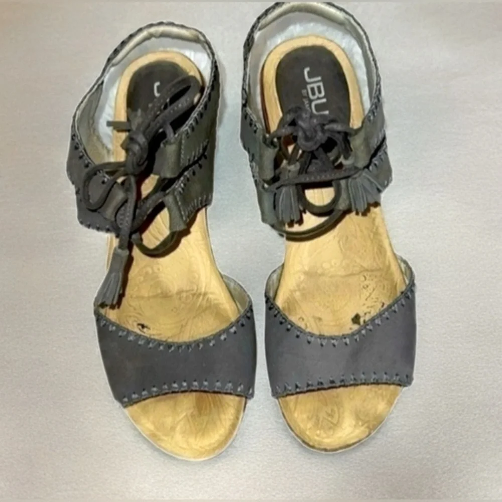 JBU platform sandals Morocco - size 8